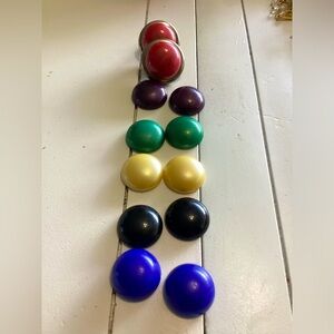Vintage Changeable Clip Earrings Six colors